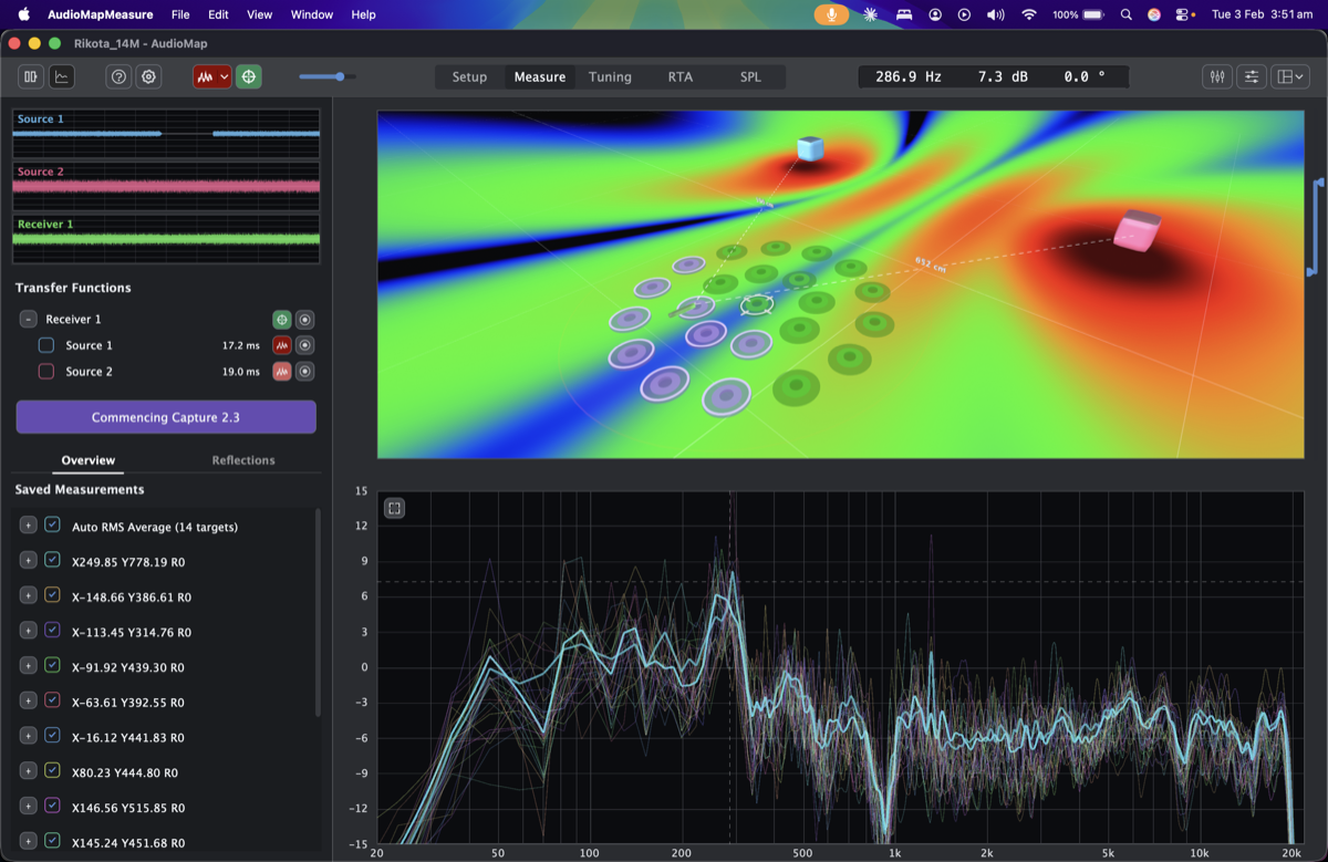 AudioMap - Professional Audio Measurement and Tuning Software